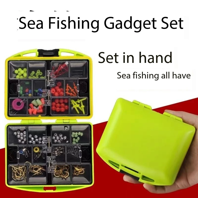 

Sea Fishing Accessories, Toolbox Combination Set, Hooks, Blocking Beads, Karaoke Cotton Thread, Chinese Style Supplies, Complete