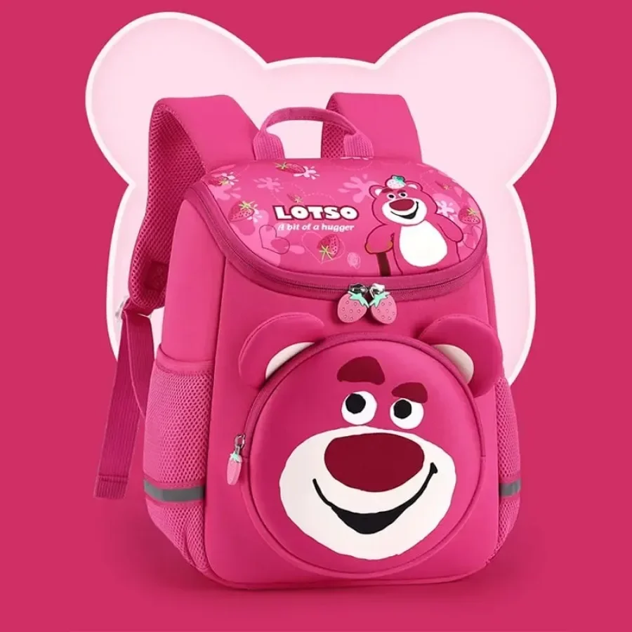 Sanrio Lots-o-huggin Bear mochila de gran capacidad para niños, mochila escolar de dibujos animados, papelería para estudiantes, mochila de hombro