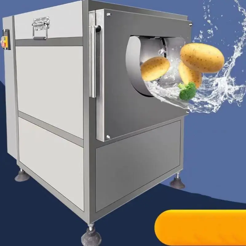 เครื่องปอกเปลือกผักผลไม้ 750 วัตต์ สำหรับร้านอาหาร โรงอาหาร ปอกมันฝรั่ง ล้างผัก เช่น บัวหลวง แครอท พริก ผลไม้ เช่น ลูกแพร์