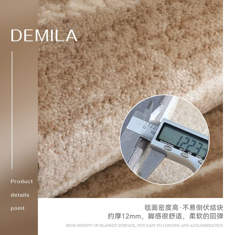 Nordic light luxury coffee table blanket, sofa household whole floor mat