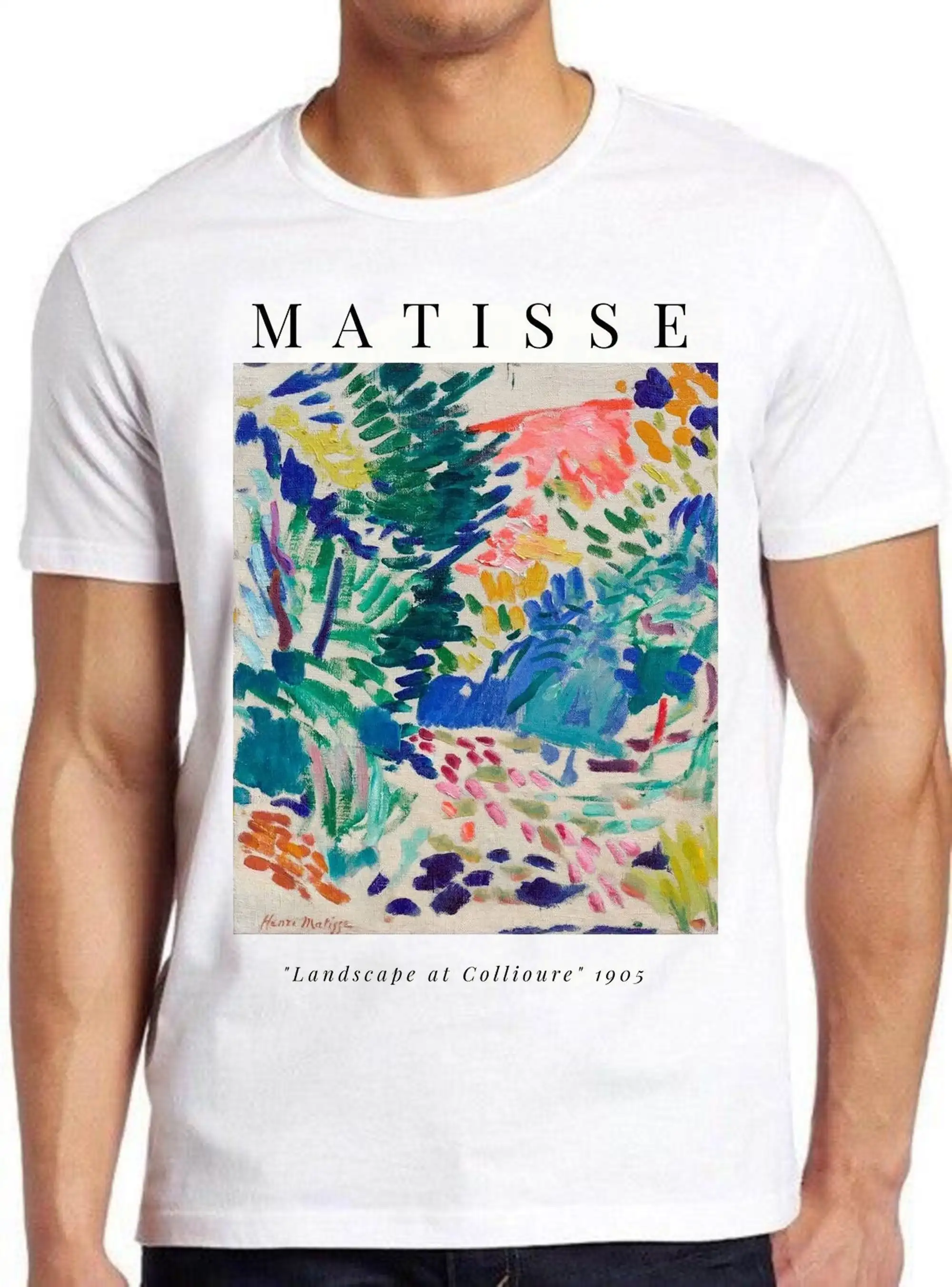 Matisse Landscape At Collioure Painting Art Meme Retro Gamer Cult Movie Music Top Cool T Shirt 1041