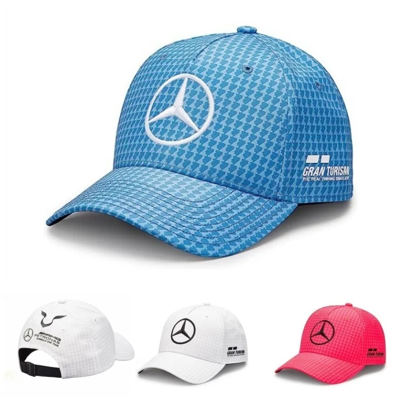 

Car Duck Tongue Cap For Mercedes benz 3D Hat Car MOTO GP Racing F1 Baseball Cap Hat Adjustable Casual Trucket Hat hip hop W205