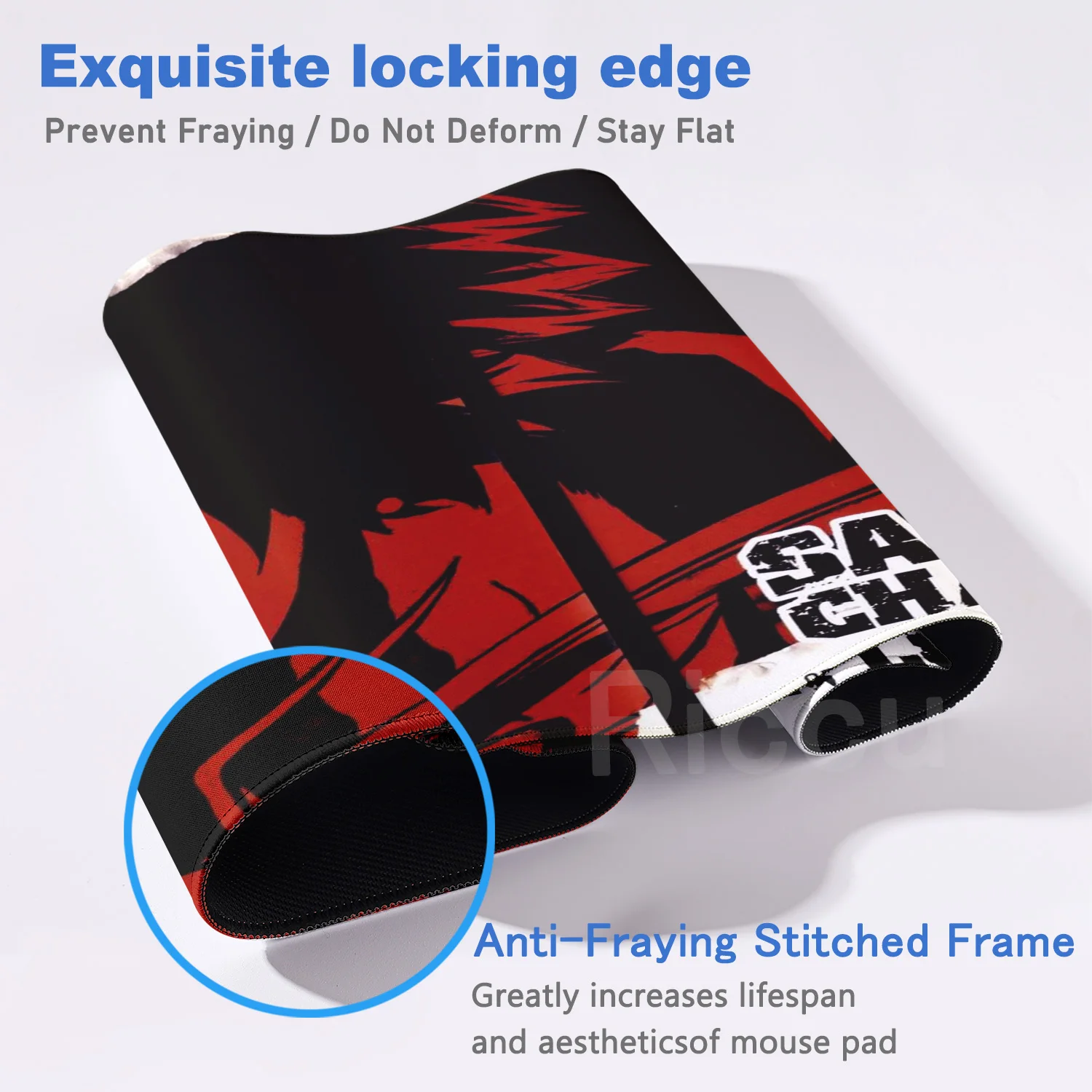 HD لعبة اليابان الساموراي تشامبلو ماوس الوسادة لوحة المفاتيح كاواي المطاط عدم الانزلاق توسيع حصيرة مكتبية XXL 300X600MM ملحقات الكمبيوتر لوحة الماوس