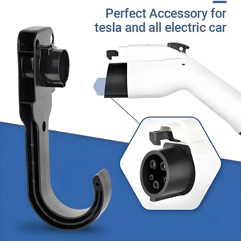Type 2 Type 1 GBT EV charger cable bracket strong support electric vehicle charger bracket ABS cable bracket with screws