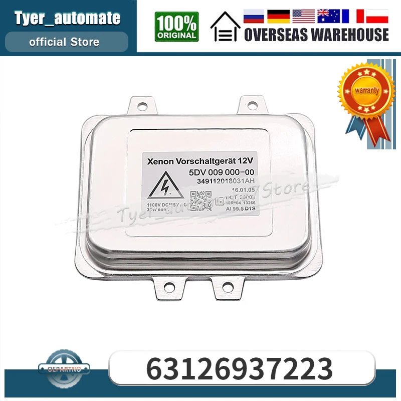 

For BMW Mercedes VW Hyundai Chrysler Lincoln Jaguar Dodge Saab Subaru Cadillac Xenon HID Headlight Ballast 63126937223