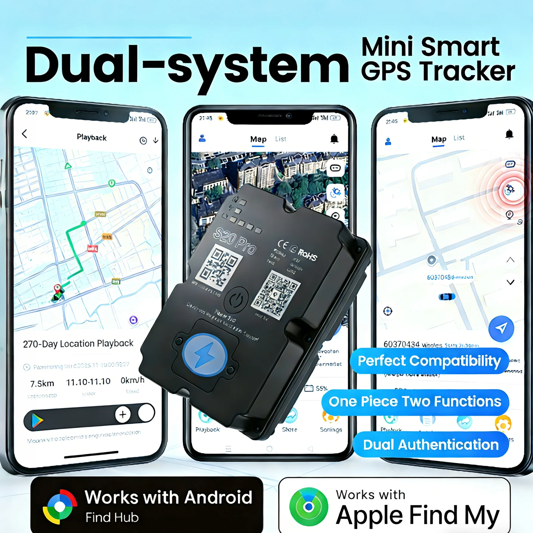 

4G LTE GPS Car Tracker Anti-Theft Device, 7500mAh Long Standby, IP67 Magnetic, Real-Time Tracking, Subscription Required