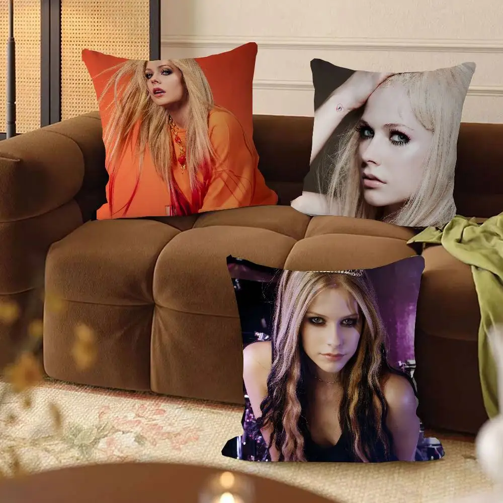 

A-Avril Ramona Lavigne Cushion Cover 30x50 Polyester Sofa Cushions Decorative Throw Pillows Home Decoration Pillowcover