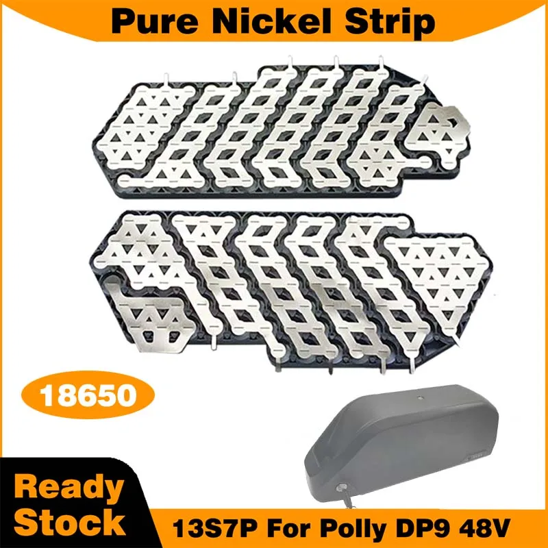 

Pure Nickel Strip 13S7P 0.20mm thickness for Polly DP9 48V E-bike Battery pack 18650 lithium battery pack