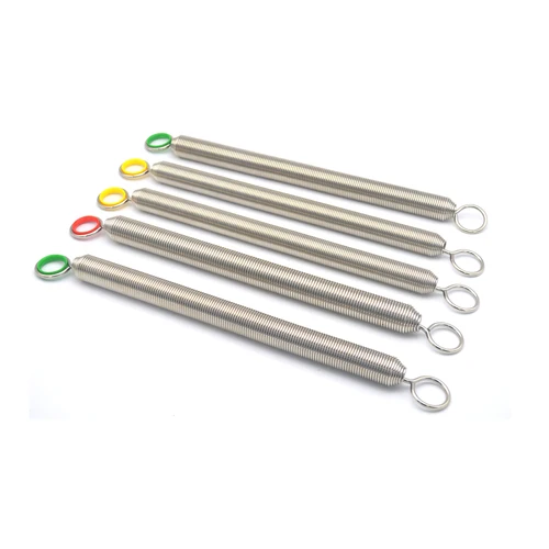 Resorte reformador de Pilates, accesorios para equipos de Pilates, resortes de tensión de acero, alambre musical, 5 uds.