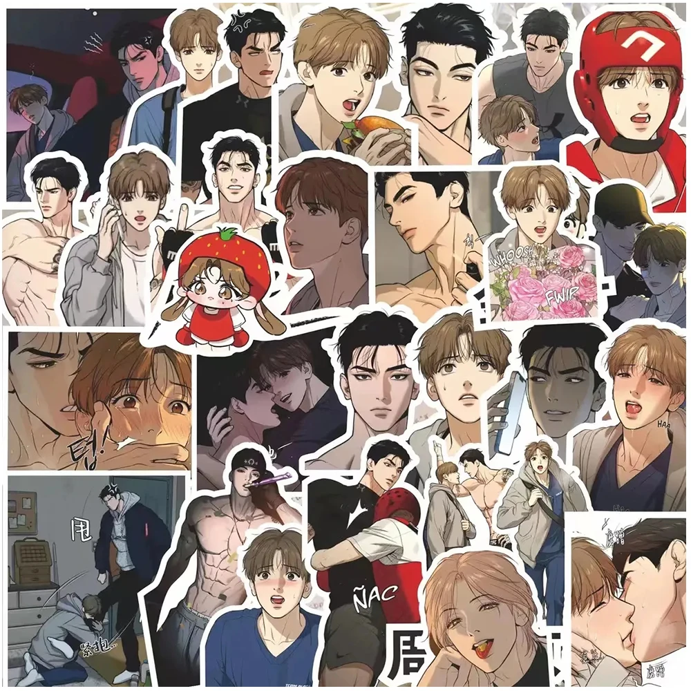 10/30/66pcs Korean Manwha Jinx Anime Stickers Joo Jaekyung Kim Dan Cartoon Graffiti Decals Sticker for Phone Notebook Skateboard