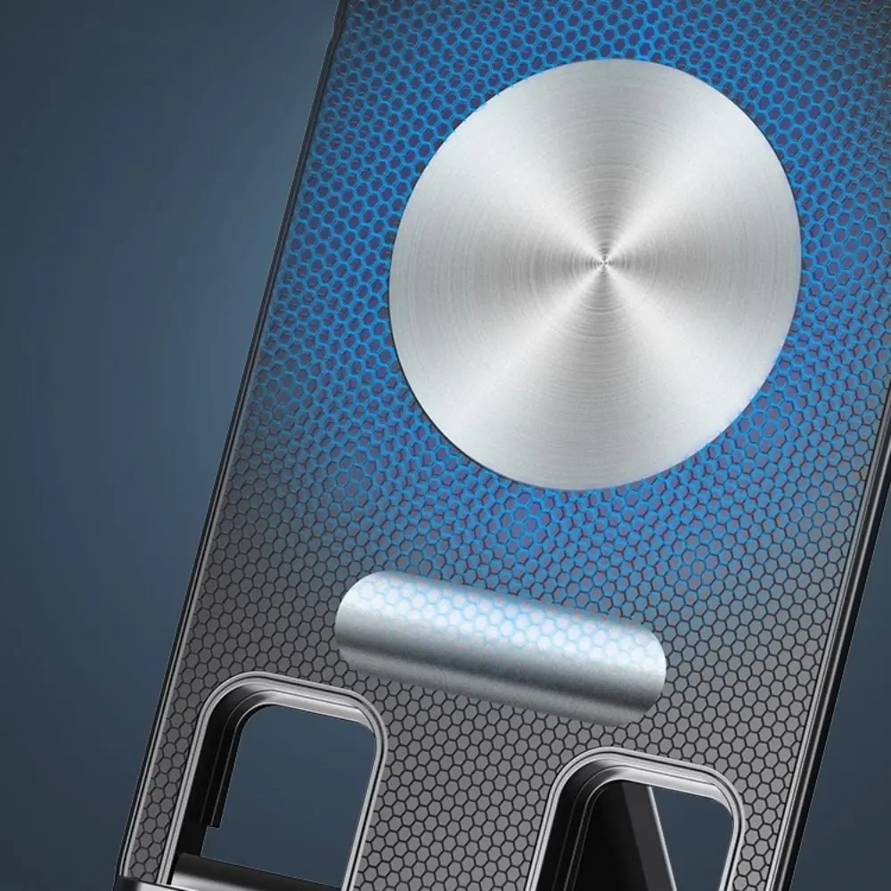 

Foldable 3 in 1 Phone Holder Anti-Slip Pads Rotating Bluetooth Speaker Phone Stand Portable Multi-Function