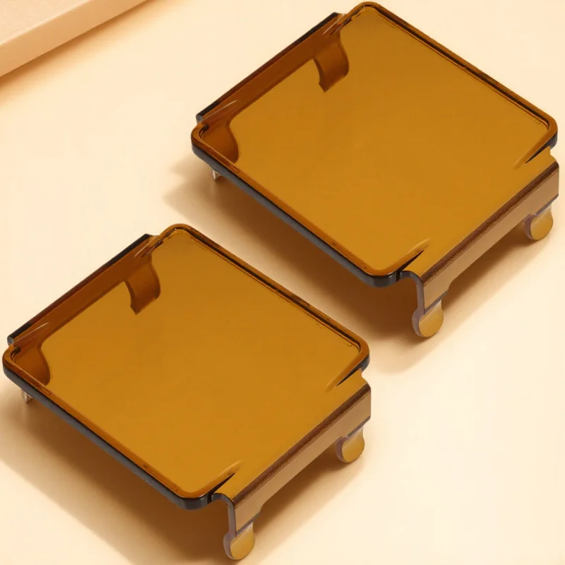 

2 шт. автомобильные светодиодные абажуры, акриловый автомобильный светильник, прочный противотуманный фонарь высокой четкости, рабочий прожектор, абажур