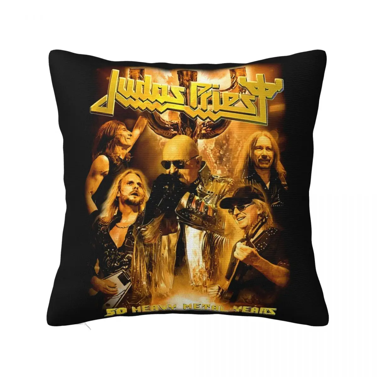 Rock Group Judas Priest 50 Heavy Metal Years New Comical Hipster Lowest Price Brand New Pure Pillow Case