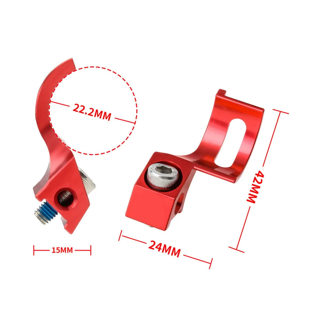1 قطعة متكامل الدراجة المتين سبائك الألومنيوم مقبض الفرامل موصل الدراجة الجبلية شيفتر ملحق مقبض الفرامل موصل #6