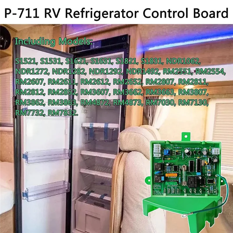 للوحة دوائر التحكم في الثلاجة Micro P-711 نماذج ثنائية الاتجاه وثلاثية الاتجاهات وظيفة محسنة-ABQU