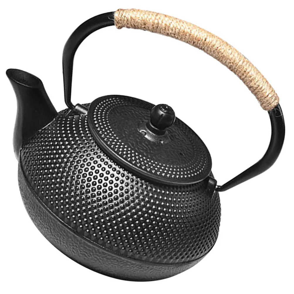 

900ml Iron Teapot Small Size Lightweight Retro Japanese Cast Kettle for Home Office Hotel Tearoom Durability Gift