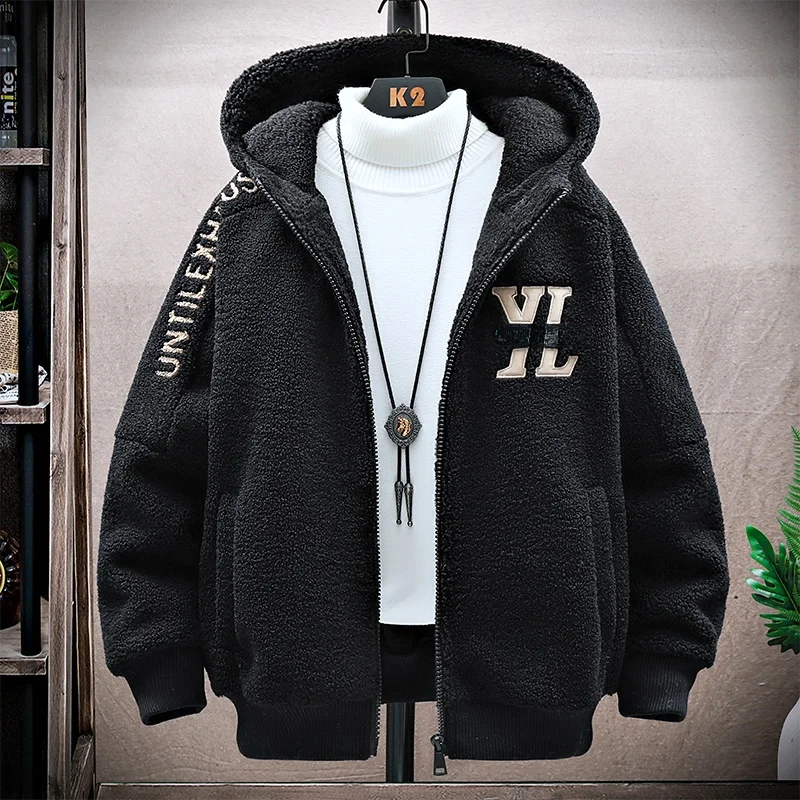 

Мужская зимняя куртка из плотного бархата с флисовой подкладкой, утепленная, морозостойкая, хлопковая, модная, свободного кроя, в американском стиле