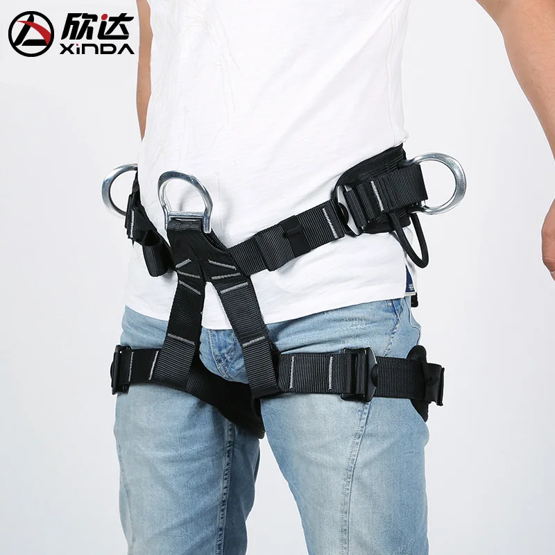 

Outdoor Half Body Waist And Leg Protection Safety Belt, Professional Rescue Rock Climbing, High-Altitude Exploration Hole, P111