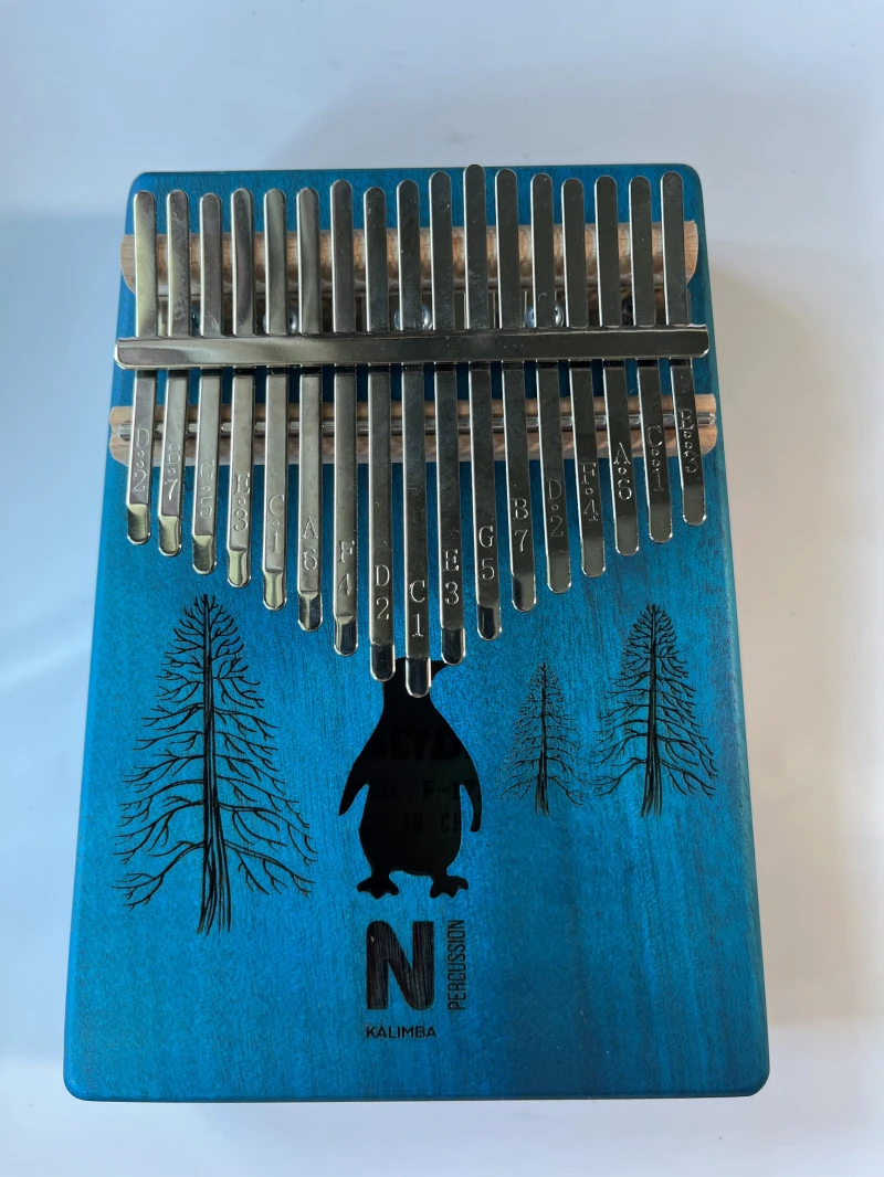 

17 Keys Kalimba,3.5mm solid mahogany,Thumb Piano High Quality Wood Mbira Body With Learning Book Kalimba Piano