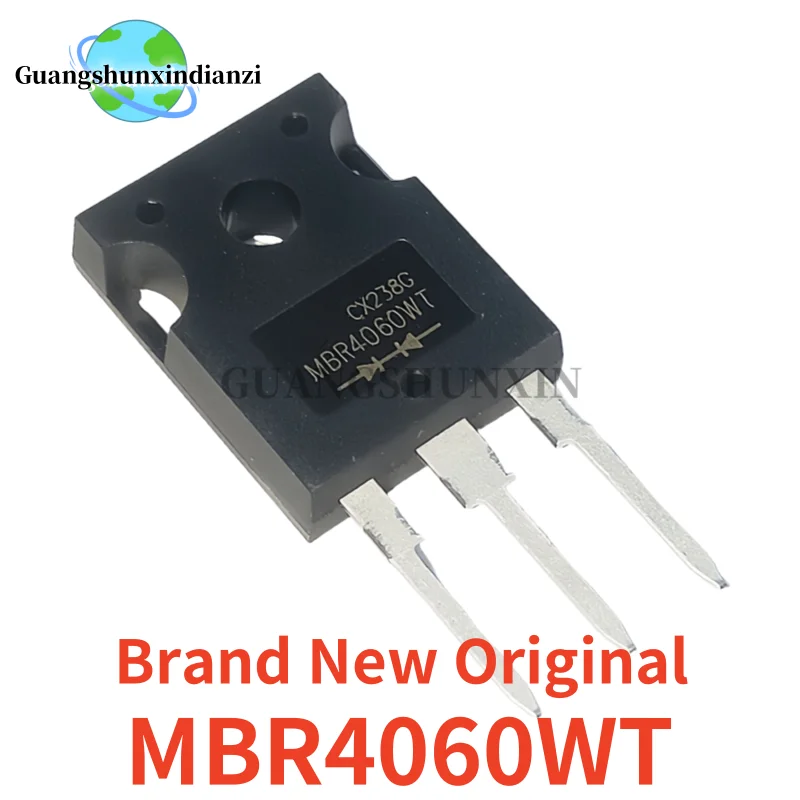 5-10PCS Brand New Original MBR4060WT 4060WT MBR4060 TO-247 40A 60V Best Quality transistor In Stock