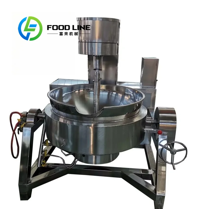 Machine de cuisson industrielle à agitation planétaire, mode de agitation multidirectionnel, évite l