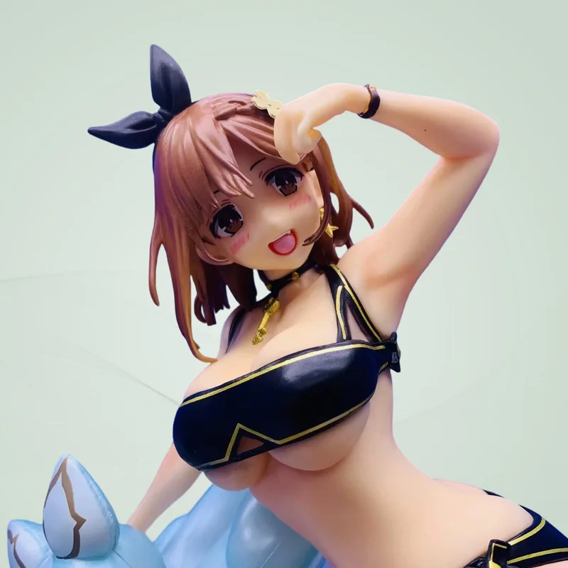 

Beautiful Girl Lisa'S Alchemy Workshop Swimsuit Lisa Lin'S Two-Color Standing Posture, Anime Figures Boys' Gifts