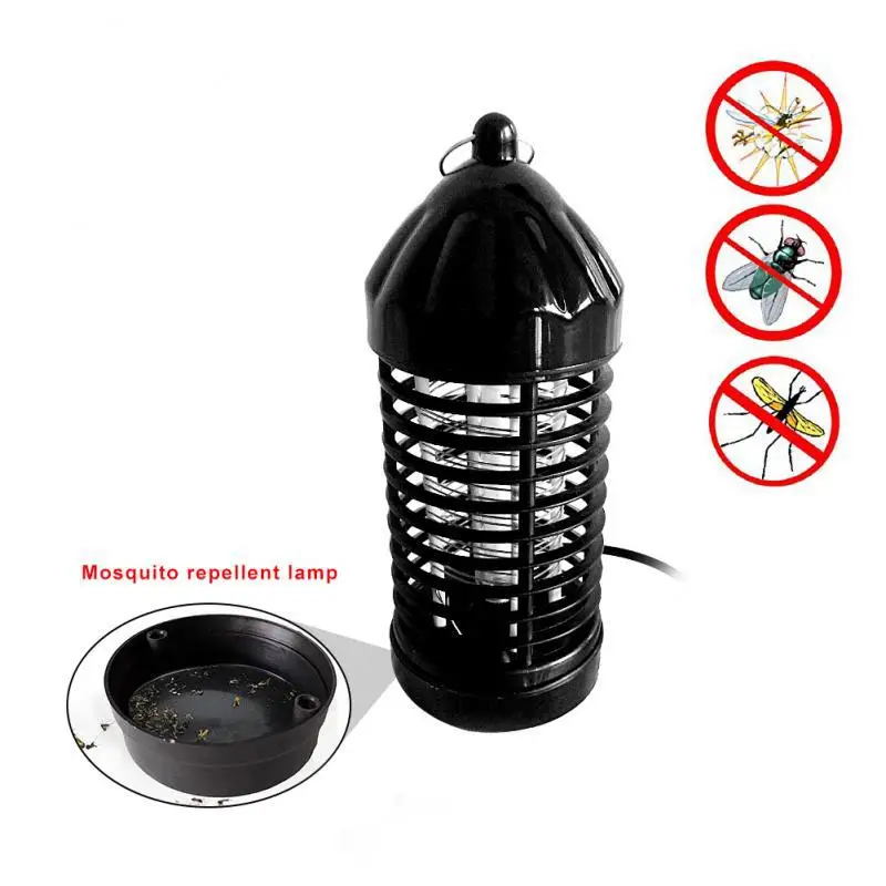 Indoor Outdoor Electric Mosquito Zapper Lamp UV Fly Killer Insect Trap Hanging Household Pest Control Light With EU Plug
