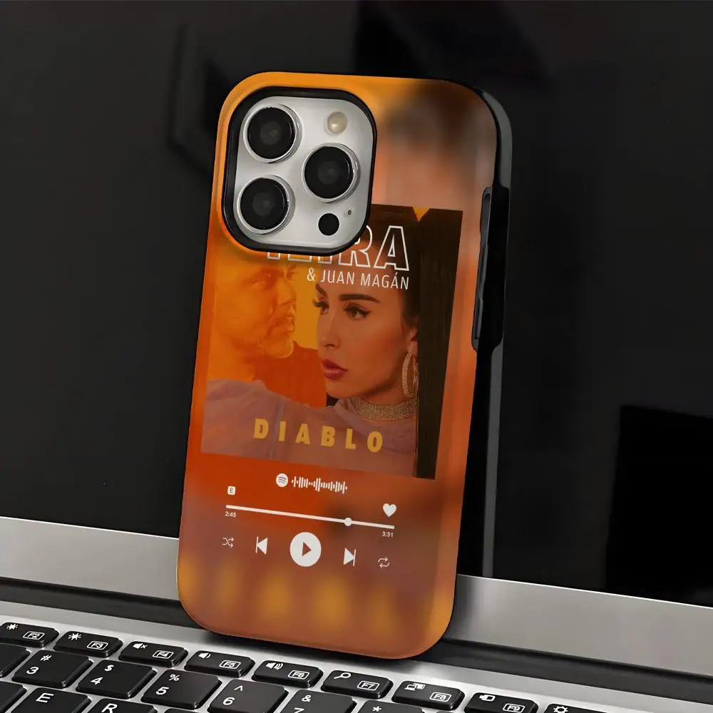 

J-Juan M-Magan Phone Case Phone Case INS For IPhone 17 16 15 14 13 12 11 Pro Max X XR XSMax Plus Glossy Film Hard PC Cover