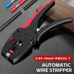 Automatic Wire Stripper Range 0.03-10mm Electrician Wire Tool Cable Wire Stripper Cutter Multifunctional Cable Cutting Pliers