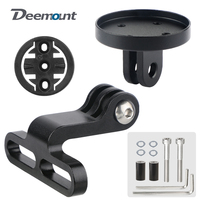 Deemount Angle Adjustable Stem Mount Bicycle Computer Stand for Garmin Bryton Wahoo Fits Magicshine Headlight GoPro Camera Adapt