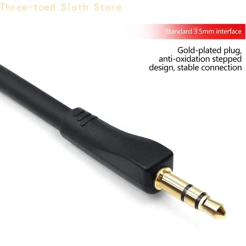 Ersatz-Galgenmikrofon mit 3,5-mm-Buchsen für Online-Meetings und Routineanrufe E74A – Detail 7