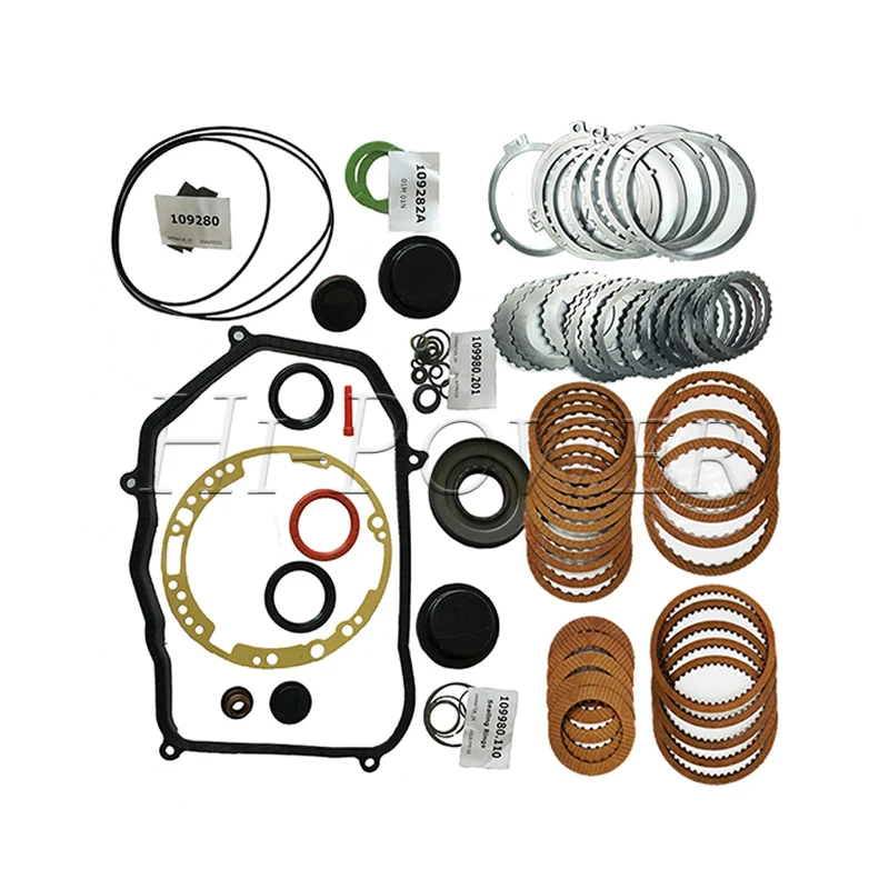 

Auto Transmission Clutch Master Seal Overhaul Kit 01N Gasket For VW Jetta Car Gearbox Clutch Kit Friction steel Disc Plate