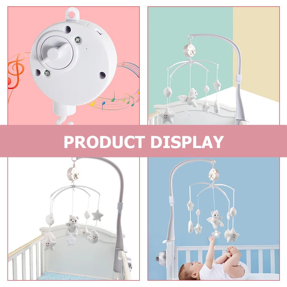 Bed Bell Infant Toys Crib Mobile Music Polyester Nursery Baby Shower Gifts Newborn Boy for