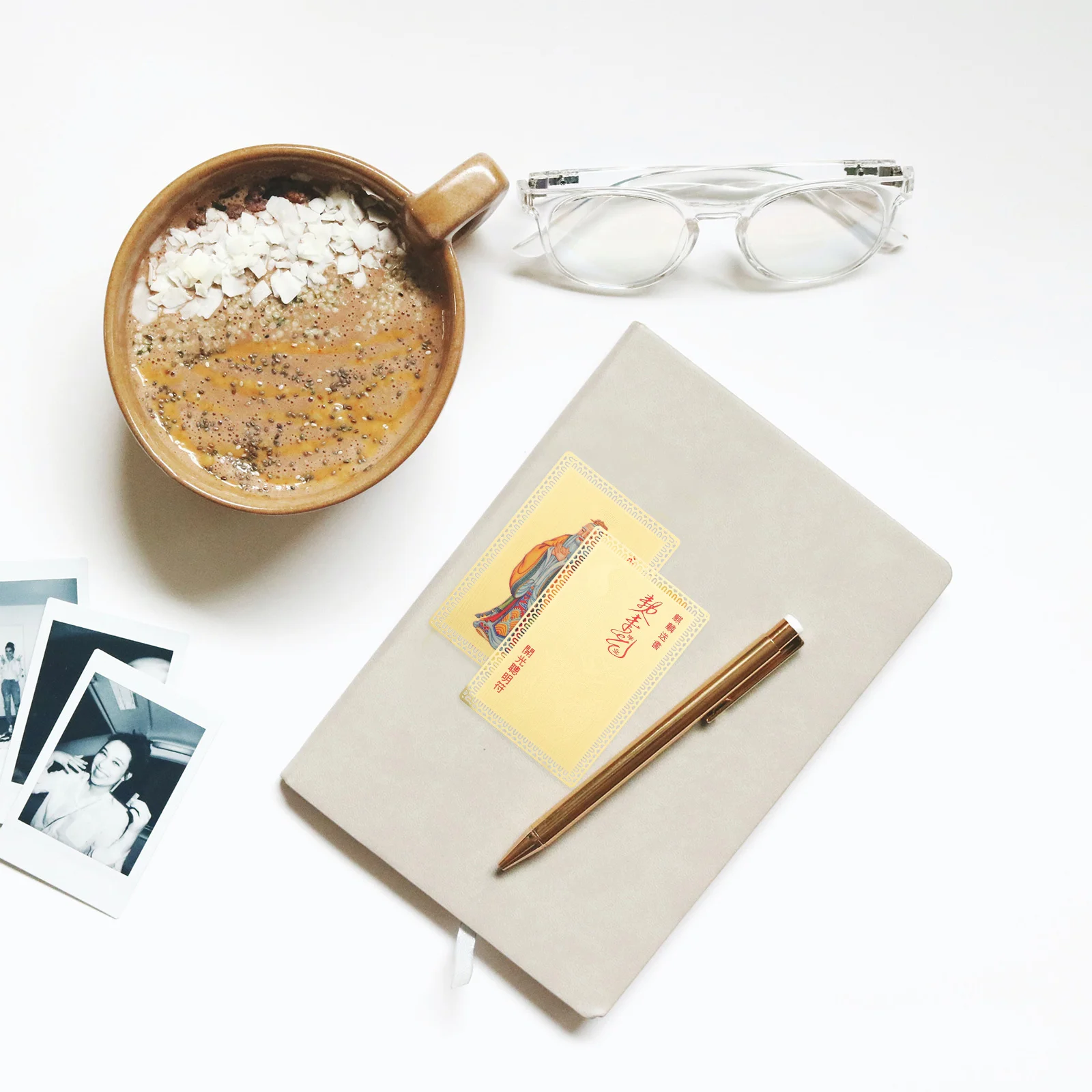 

Elegant Brass Pattern Ornament Metal Graduation Gift Card Commemorative Achievement Student Inspiration