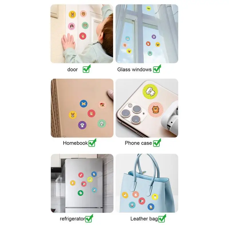 Stempels voor peuter Grappige kunstambachten Fidget Toy Sticker Stamper met navulstickers Innovatieve peuterstempels Creatief spelen