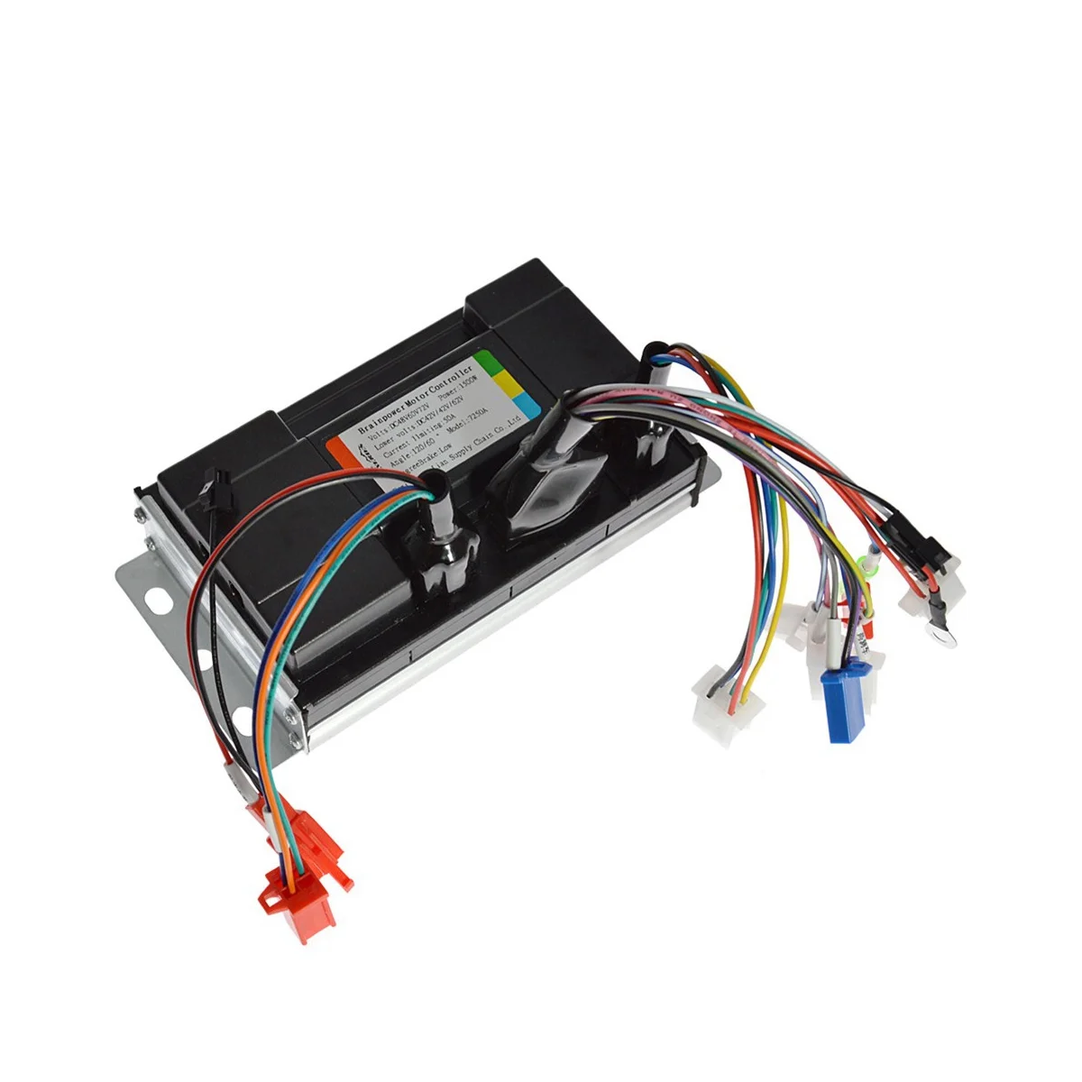 48V/60V/72V 50a Elektrische Fietscontroller 1500W Sine Wave Split Intelligente Motor Snelheidsregelaar Fietsaccessoires