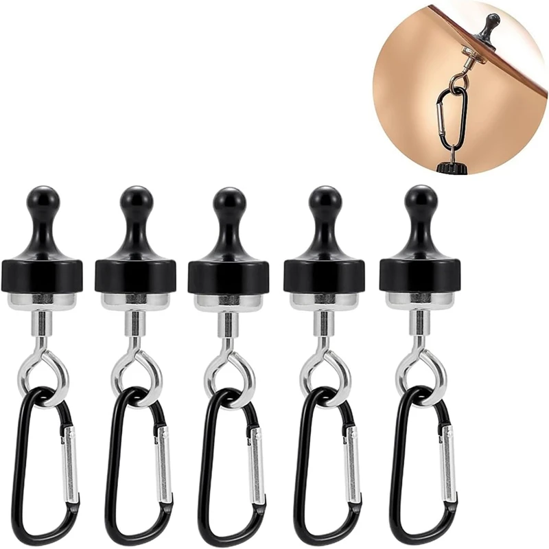 

Y49A-Camping Magnetic Hooks,Magnet Clip Hanger With Carabiner,Tent Canopy Magnetic Hooks, Suitable Camping Hiking Traveling