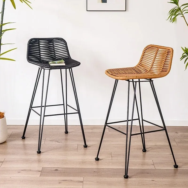

Italian Lightweight Bar Stools Nordic Makeup Designer Modern Luxury Bar Chair Counter Office Design Sillas Para Barra Furniture