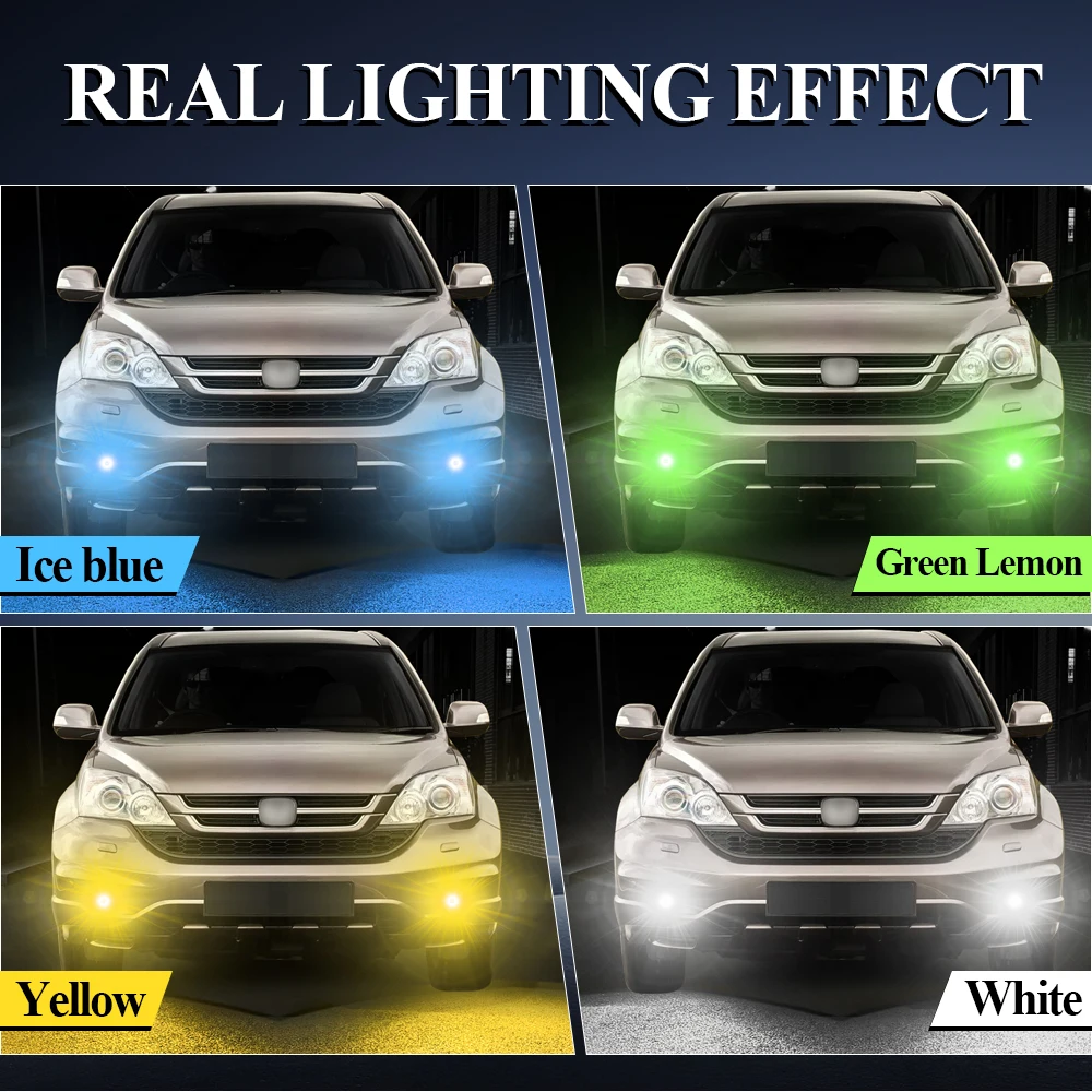لهوندا CR-V CRV 3 4 5 LED أضواء الضباب الجبهة الضباب الخفيف 2007-2019 2018 2017 2016 2015 2014 2013 2012 2011 2010 CRV اكسسوارات