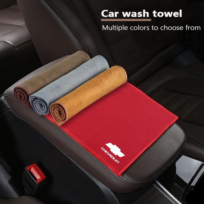 Car Interiors Drying Towel Coral Velvet Super Absorbent Cleaning Cloth For Chevrolet Spark Captiva Cruze Tracker Epica Nubira SS