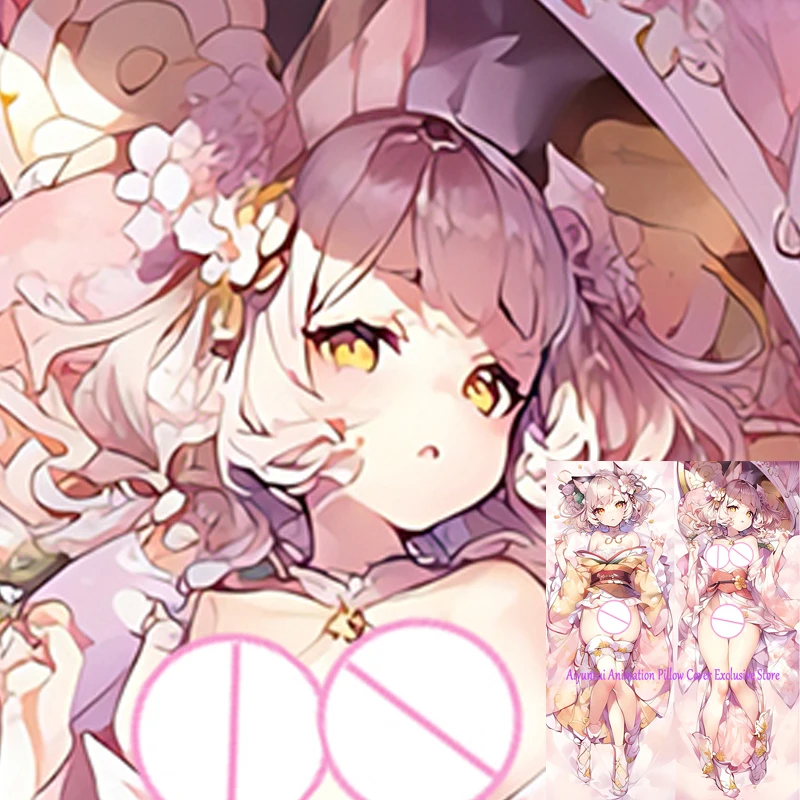 

Anime Pillow Cover Dakimakura Temperament Girl Fair 2 Side Printed Hugging Body Pillowcase Cushion Cover Bedding Young Girl Tits