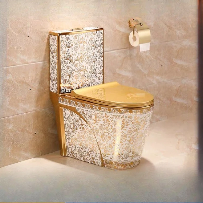 

Высококачественный цветной золотой гальванический золотой керамический дезодорант для унитаза, туалета для ванной комнаты