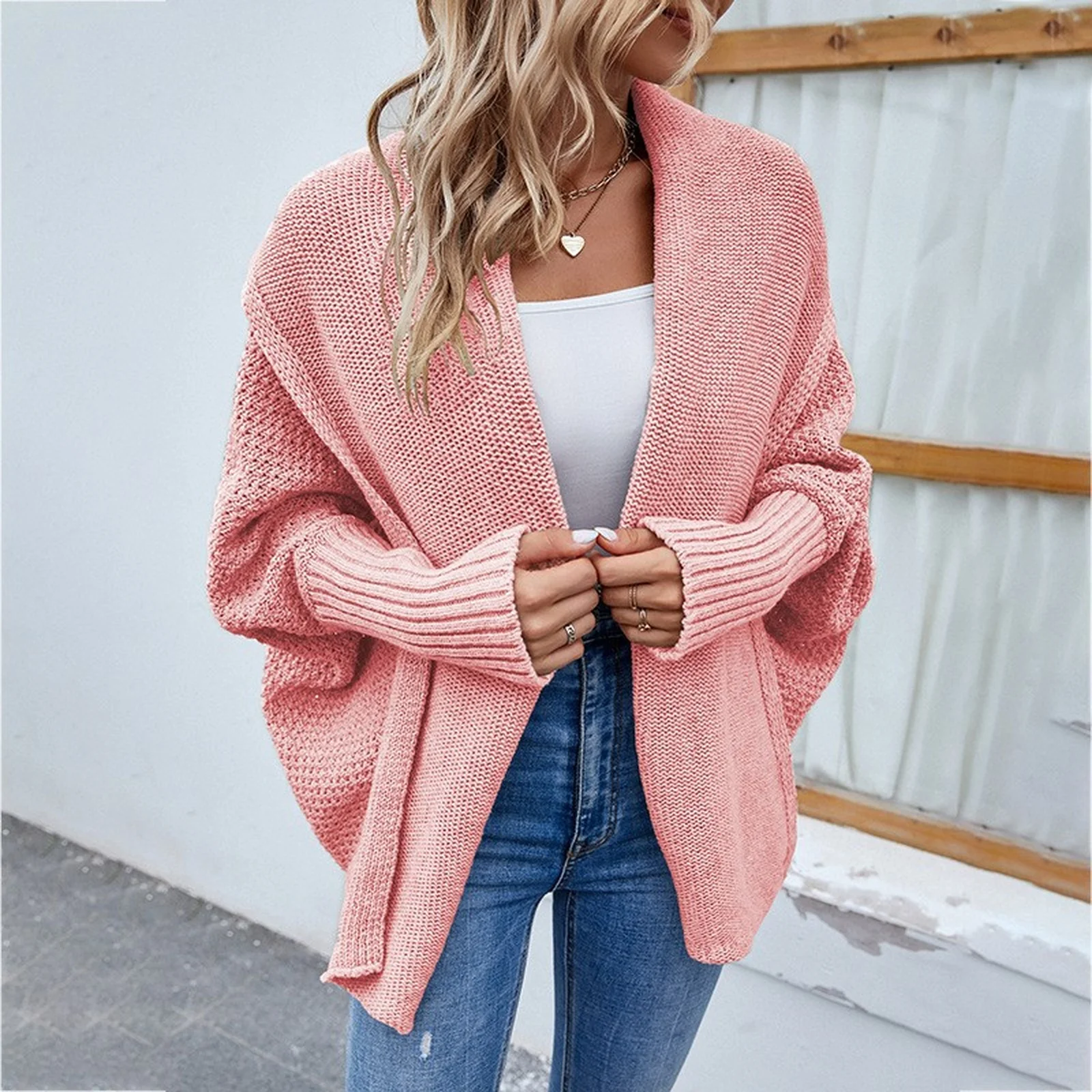 

Ropa Mujer Tendencia 2025 Pulls Femmes Повседневный минималистичный кардиган Вязаная верхняя одежда для женщин Зимняя одежда Женский кардиган Mujer
