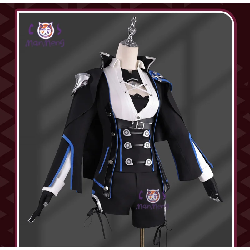 Game Honkai：Star Rail Himeko Polar War Blade Cosplay Costume New women coat short shoulder armor wig shorts Halloween uniform