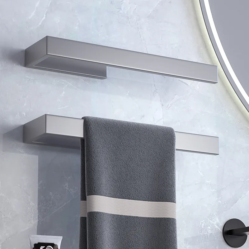 

Пистолет Серый Вешалка Для Полотенец Ванная Комната Без Перфорации Вешалка Для Банных Полотенец Стеллаж Для Хранения