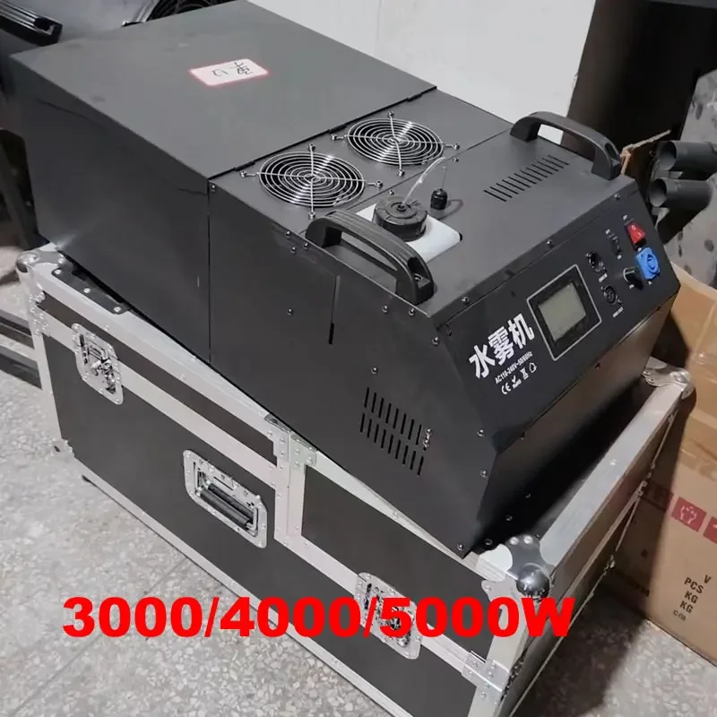 

3000 Вт машина для водяного тумана, низкая машина для тумана, машина для водного дыма, оборудование для эффектов, рождественская свадьба, вечеринка, КТВ, сценическая двойная