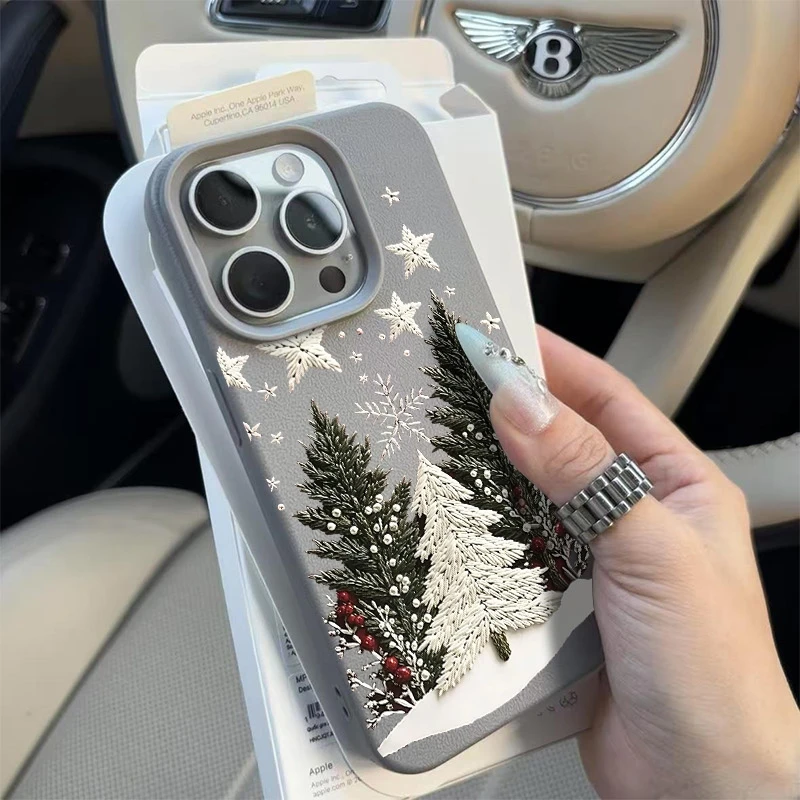 

Christmas Tree Design Phone Case For Samsung Galaxy S25 Ultra S24 Plus S23 FE S22 S21 A56 A36 A25 A24 A54 A53 A55 A52 A35 Cover