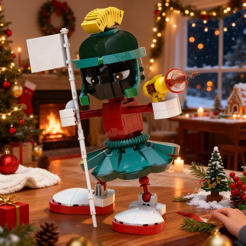 Art Craft Ideas For Christmas - 414pcs MOC Marvin The Martian Model