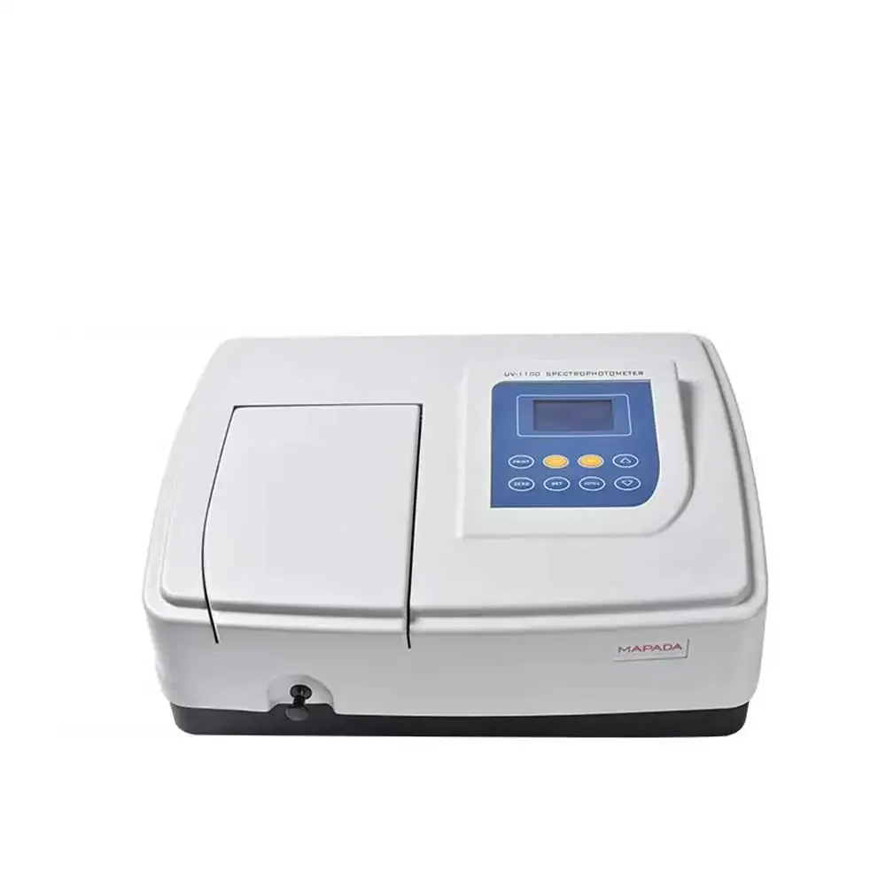 320-1100nm UV Visible Spectrophotometer  220V 110v Spectrum Analyzer with Software V-1600PC