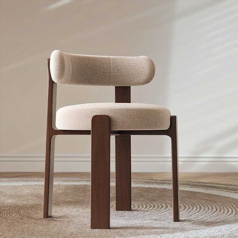 

Modern Nordic Luxury Dining Chair Wooden Minimalist Living Room Kitchen Dining Chair Hotel Relaxing Sillas Comedor Furniture